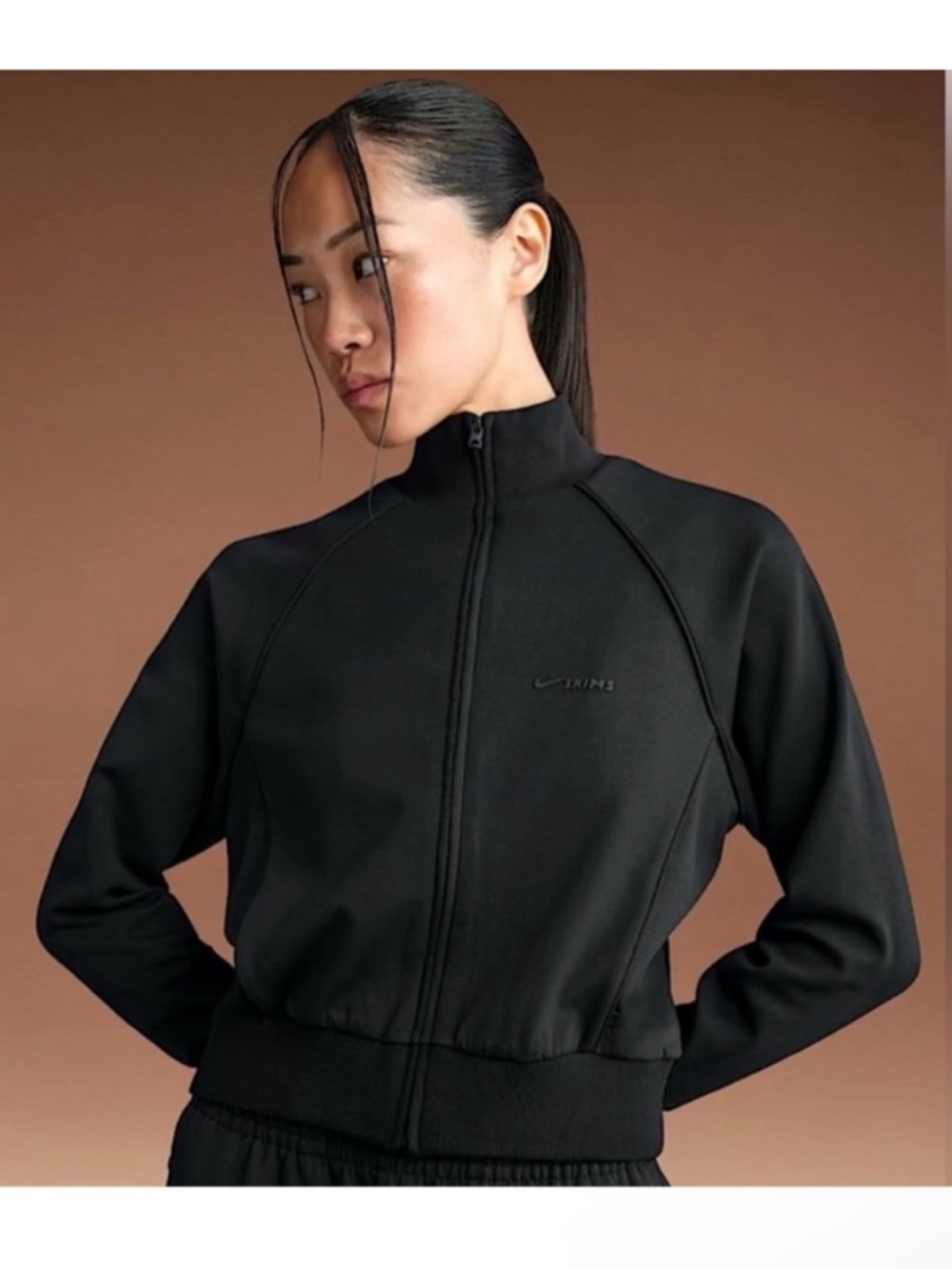 NikeSKIMS NWOT Matte Tricot Jacket SZ XSMALL Black